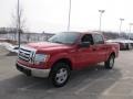 2010 Vermillion Red Ford F150 XLT SuperCrew 4x4  photo #5