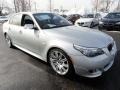 Titanium Silver Metallic 2008 BMW 5 Series 550i Sedan Exterior