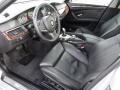 2008 BMW 5 Series Black Dakota Leather Interior Interior Photo