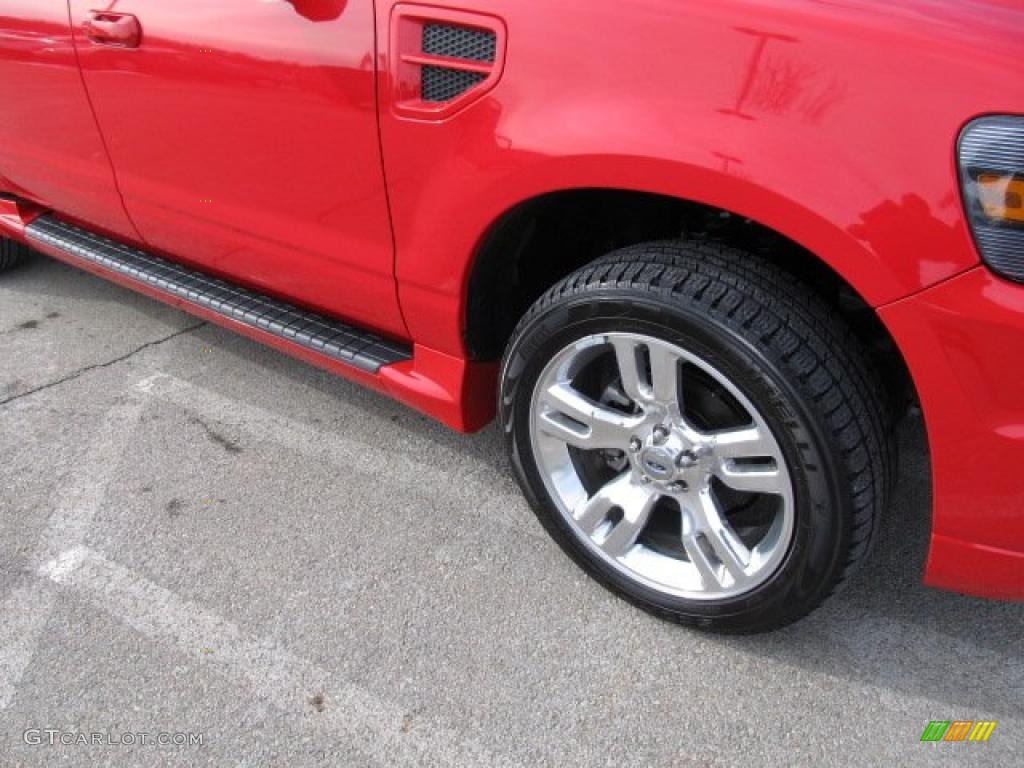 2008 Explorer Sport Trac Adrenalin 4x4 - Colorado Red / Dark Charcoal photo #3