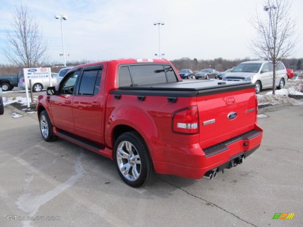 2008 Explorer Sport Trac Adrenalin 4x4 - Colorado Red / Dark Charcoal photo #7