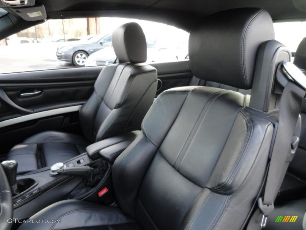 Black Interior 2008 BMW M3 Convertible Photo #44823088