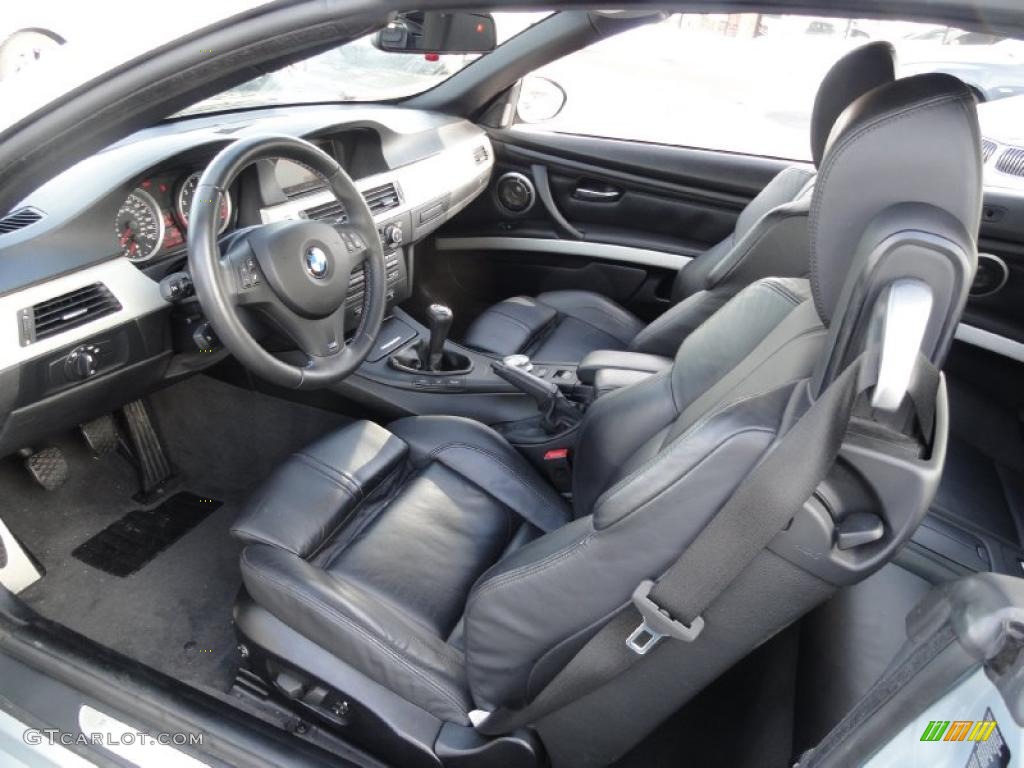 Black Interior 2008 BMW M3 Convertible Photo #44823104