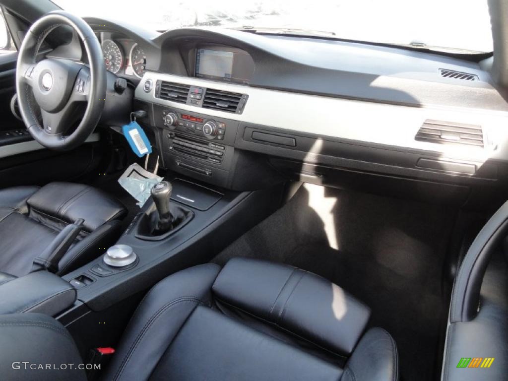 2008 BMW M3 Convertible Black Dashboard Photo #44823136