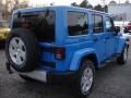 2011 Cosmos Blue Jeep Wrangler Unlimited Sahara 4x4  photo #4