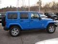 2011 Cosmos Blue Jeep Wrangler Unlimited Sahara 4x4  photo #7