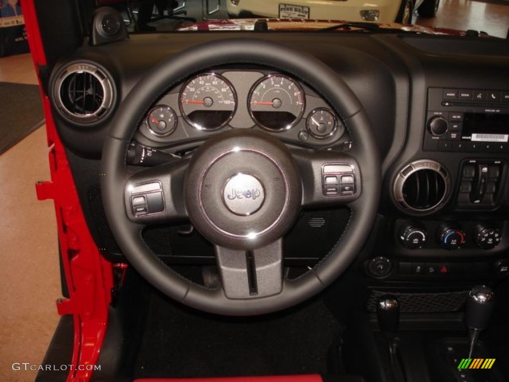 2011 Wrangler Unlimited Sport 4x4 - Flame Red / Black photo #7