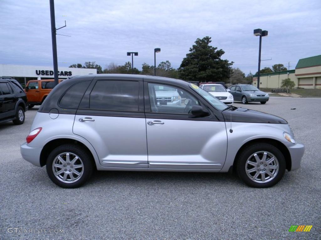2010 PT Cruiser Couture Edition - Two Tone Silver/Black / Pastel Slate Gray photo #6