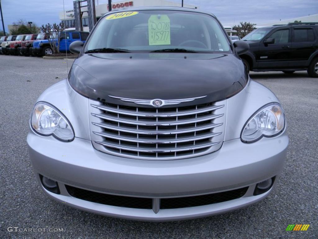 2010 PT Cruiser Couture Edition - Two Tone Silver/Black / Pastel Slate Gray photo #8