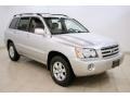 2002 Millennium Silver Metallic Toyota Highlander V6  photo #1