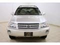 2002 Millennium Silver Metallic Toyota Highlander V6  photo #2