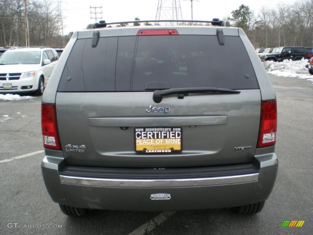 2007 Grand Cherokee Limited 4x4 - Mineral Gray Metallic / Medium Slate Gray photo #6