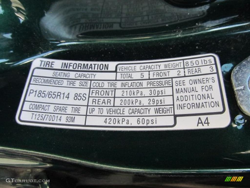 2000 Civic EX Sedan - Clover Green Pearl / Beige photo #18