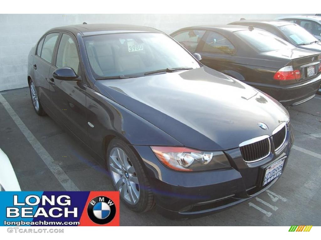 2008 3 Series 328i Sedan - Monaco Blue Metallic / Beige photo #1