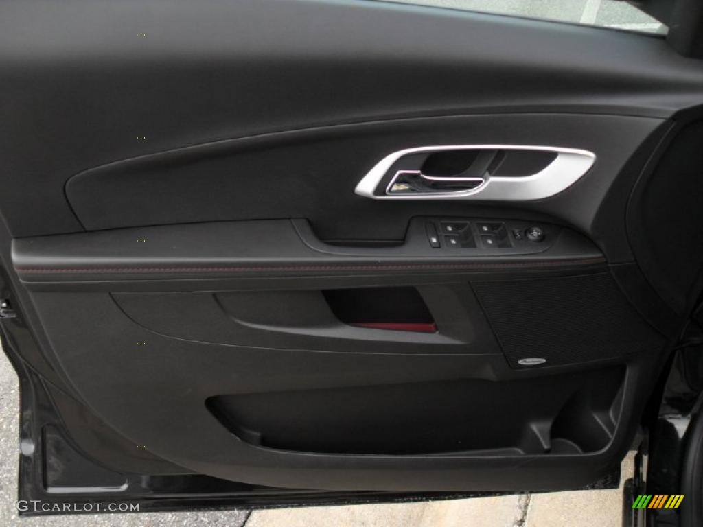 2011 Chevrolet Equinox LT Jet Black Door Panel Photo #44827340