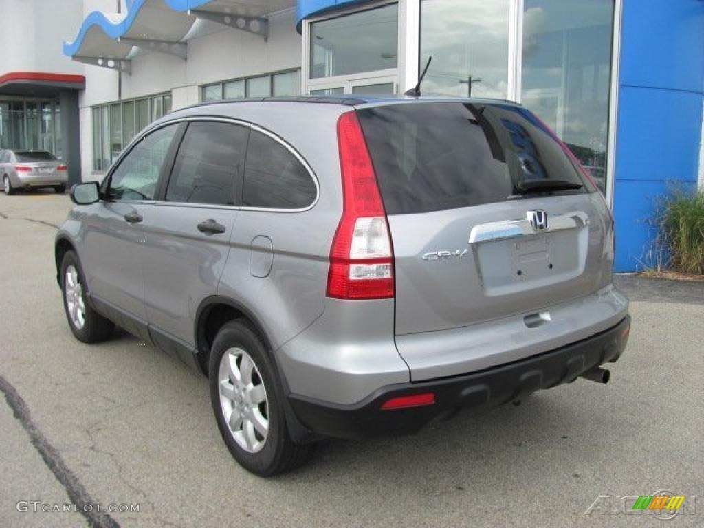 2008 CR-V EX 4WD - Whistler Silver Metallic / Gray photo #6