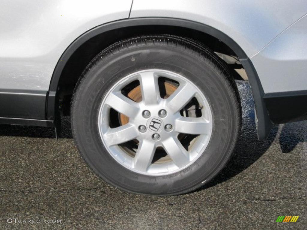 2009 CR-V EX 4WD - Alabaster Silver Metallic / Black photo #4