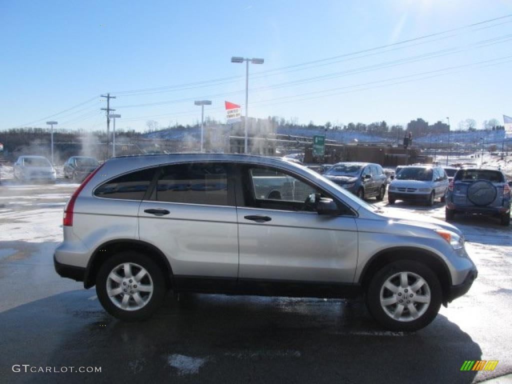 2009 CR-V EX 4WD - Alabaster Silver Metallic / Black photo #7
