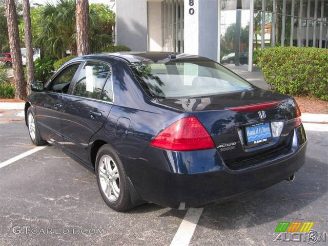 2006 Accord EX-L Sedan - Royal Blue Pearl / Gray photo #54