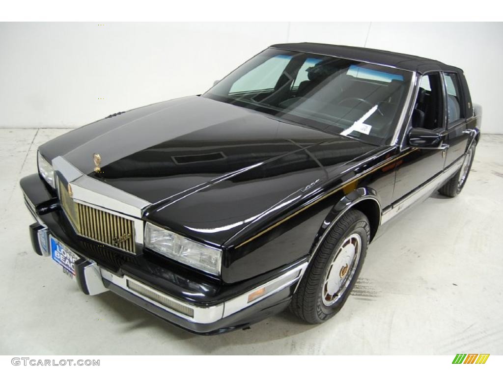 Black 1991 Cadillac Seville Standard Seville Model Exterior Photo #44829348