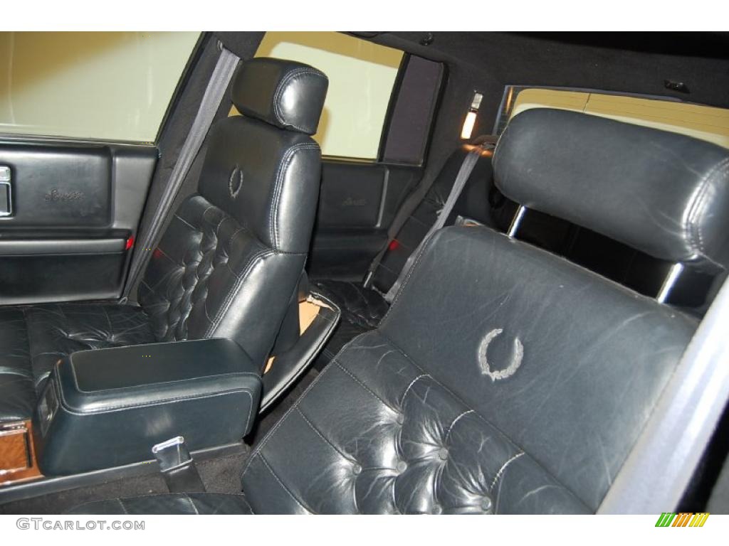 Black Interior 1991 Cadillac Seville Standard Seville Model Photo #44829484
