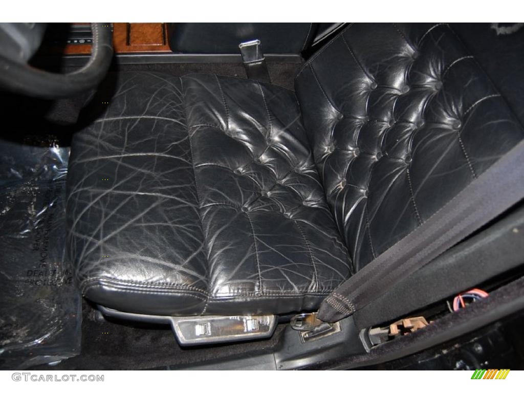 Black Interior 1991 Cadillac Seville Standard Seville Model Photo #44829496