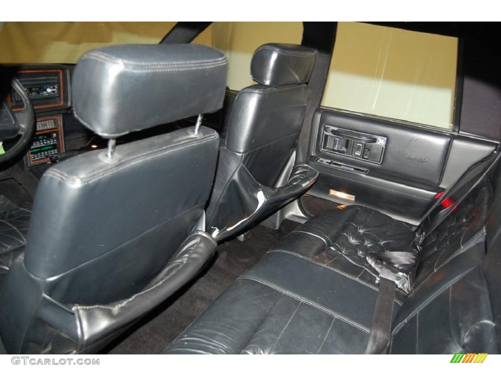 Black Interior 1991 Cadillac Seville Standard Seville Model Photo #44829536