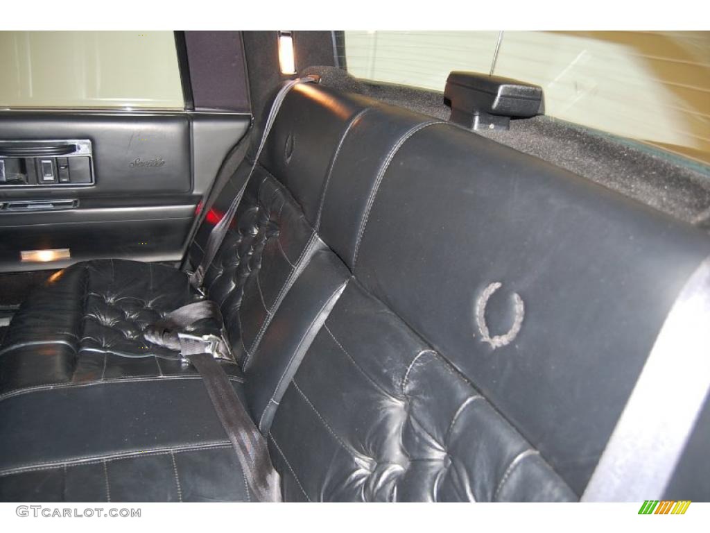 Black Interior 1991 Cadillac Seville Standard Seville Model Photo #44829576