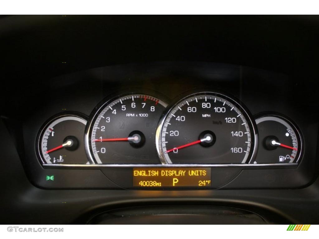2008 Cadillac STS V8 Gauges Photo #44830280
