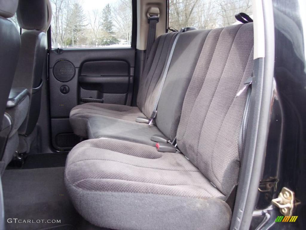 2003 Ram 2500 SLT Quad Cab 4x4 - Black / Dark Slate Gray photo #35