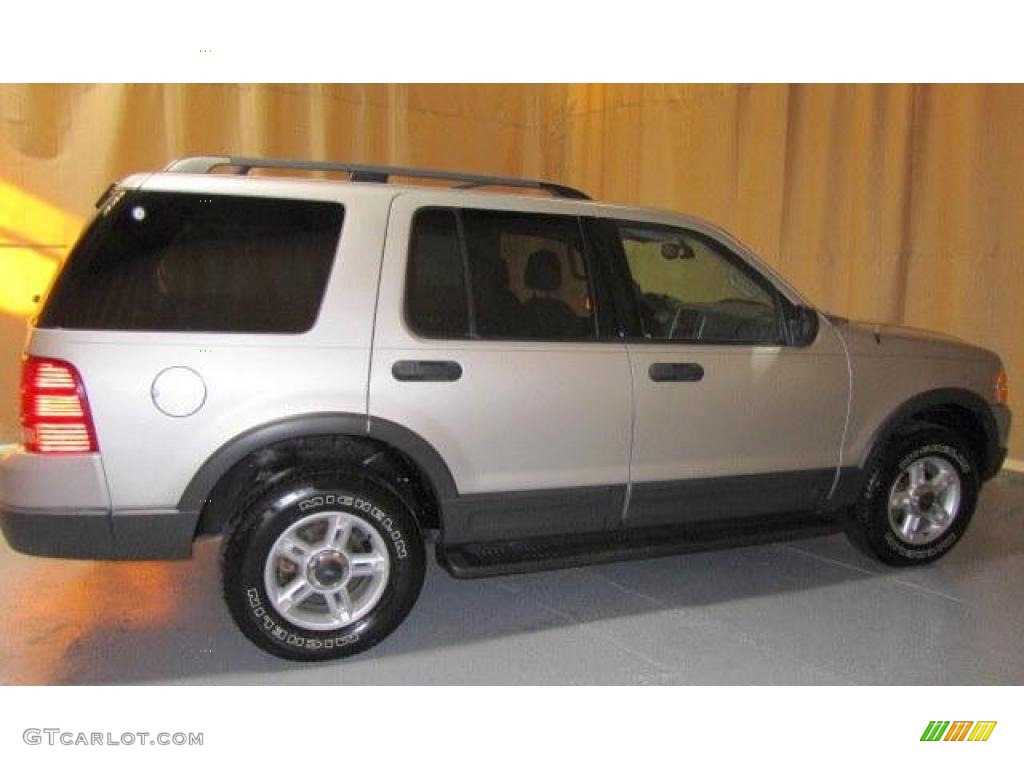 2003 Explorer XLT 4x4 - Silver Birch Metallic / Graphite Grey photo #6