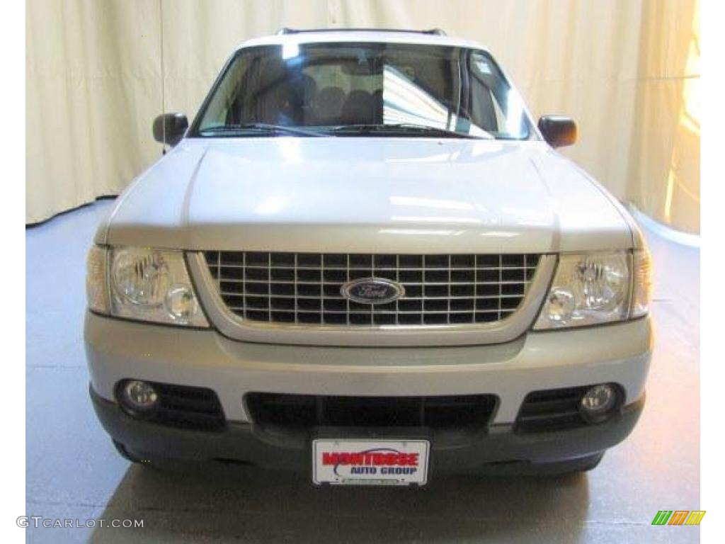 2003 Explorer XLT 4x4 - Silver Birch Metallic / Graphite Grey photo #8