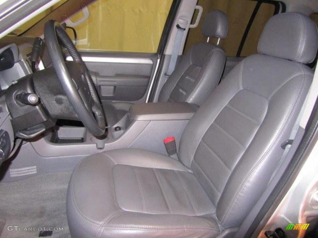 2003 Explorer XLT 4x4 - Silver Birch Metallic / Graphite Grey photo #11