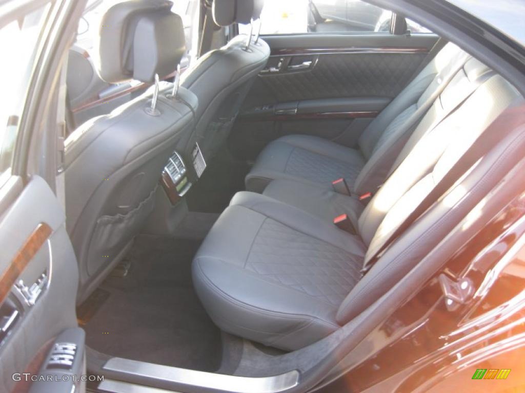 Black Interior 2008 Mercedes-Benz S 65 AMG Sedan Photo #44832536