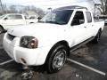 Avalanche White 2004 Nissan Frontier XE V6 Crew Cab 4x4
