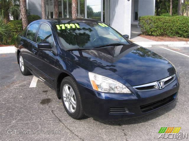 2006 Accord EX-L Sedan - Royal Blue Pearl / Gray photo #65