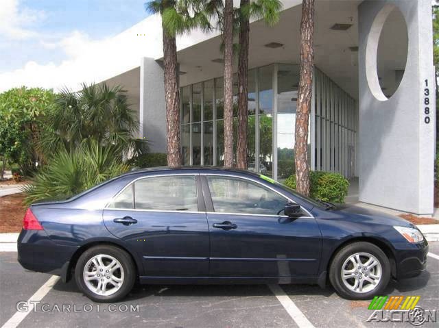 2006 Accord EX-L Sedan - Royal Blue Pearl / Gray photo #66