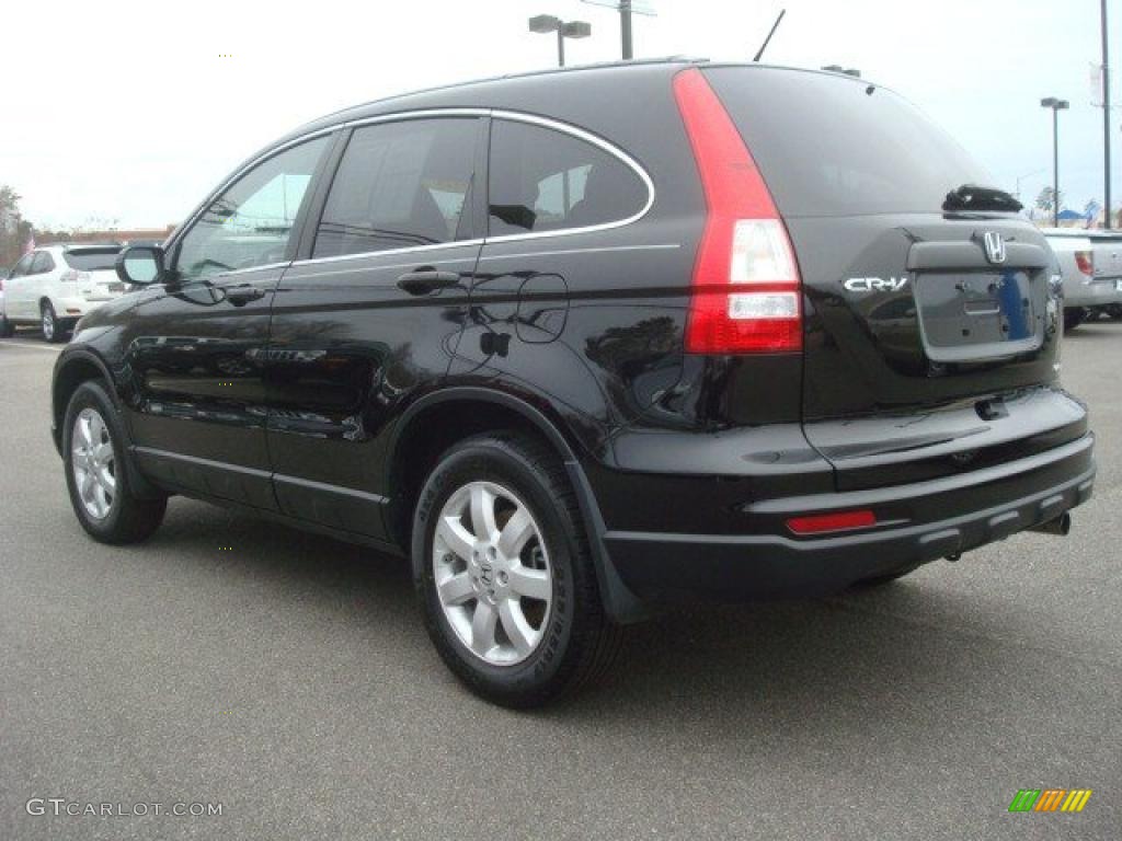 2011 CR-V SE 4WD - Crystal Black Pearl / Black photo #4