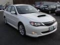 2008 Satin White Pearl Subaru Impreza WRX Sedan  photo #3