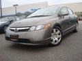 2008 Galaxy Gray Metallic Honda Civic LX Sedan  photo #1