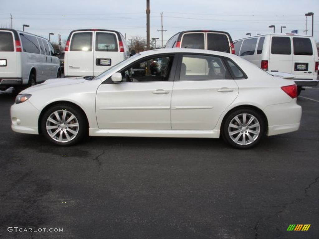 Satin White Pearl 2008 Subaru Impreza WRX Sedan Exterior Photo #44836332