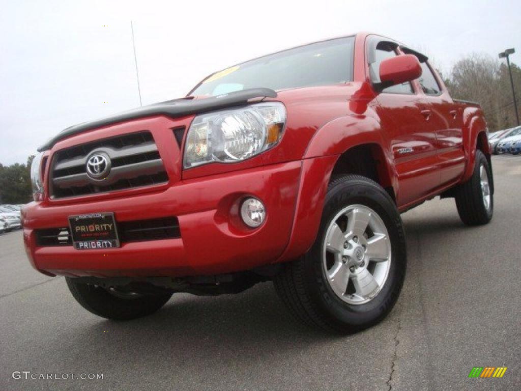 2010 Tacoma V6 SR5 TRD Sport Double Cab 4x4 - Barcelona Red Metallic / Graphite photo #1