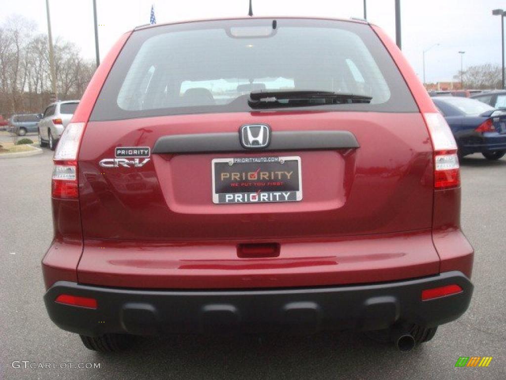 2007 CR-V LX - Tango Red Pearl / Gray photo #5