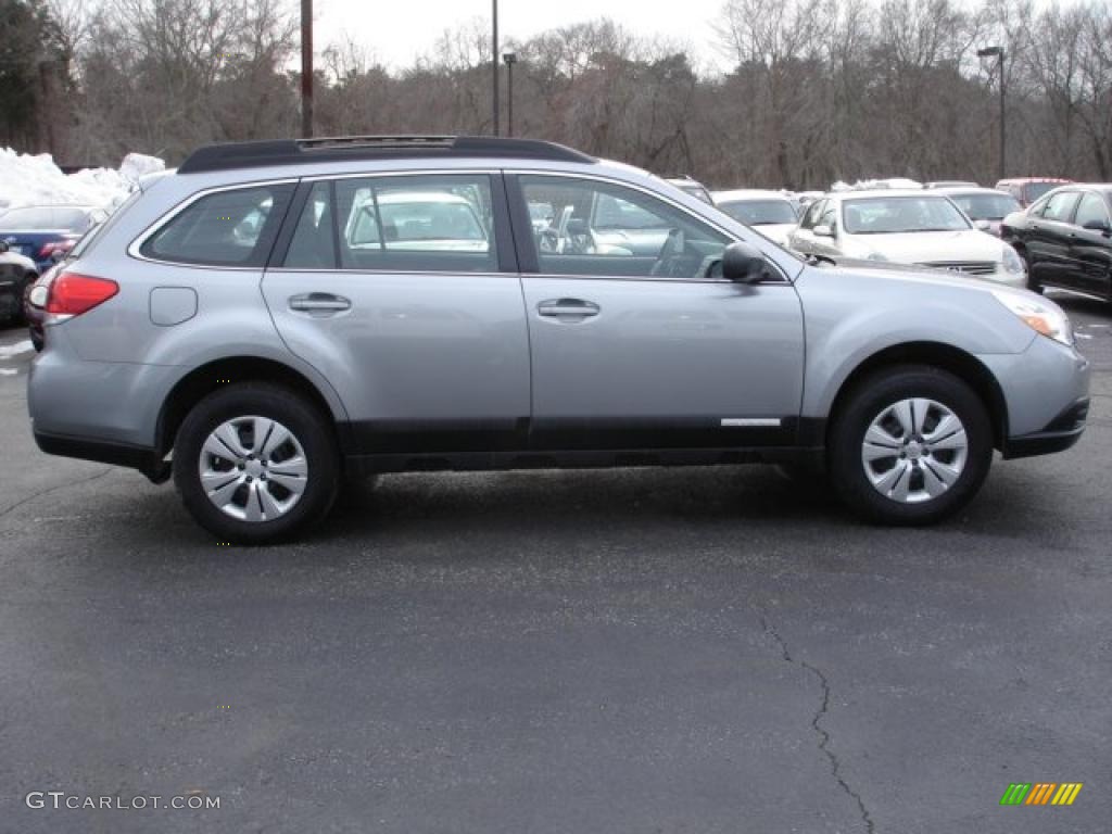 2011 Outback 2.5i Wagon - Steel Silver Metallic / Off Black photo #7