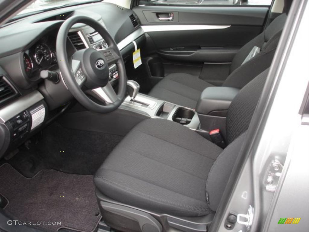 2011 Outback 2.5i Wagon - Steel Silver Metallic / Off Black photo #10