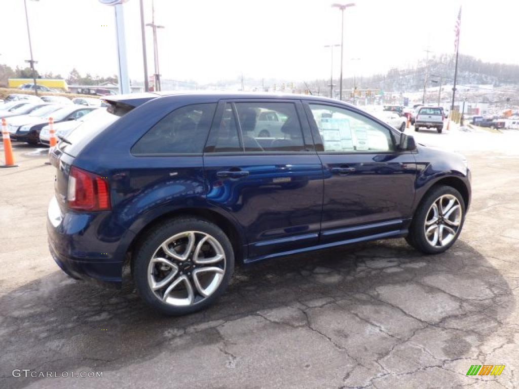 Kona Blue Metallic 2011 Ford Edge Sport AWD Exterior Photo #44837928