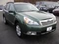 2011 Cypress Green Pearl Subaru Outback 2.5i Premium Wagon  photo #3