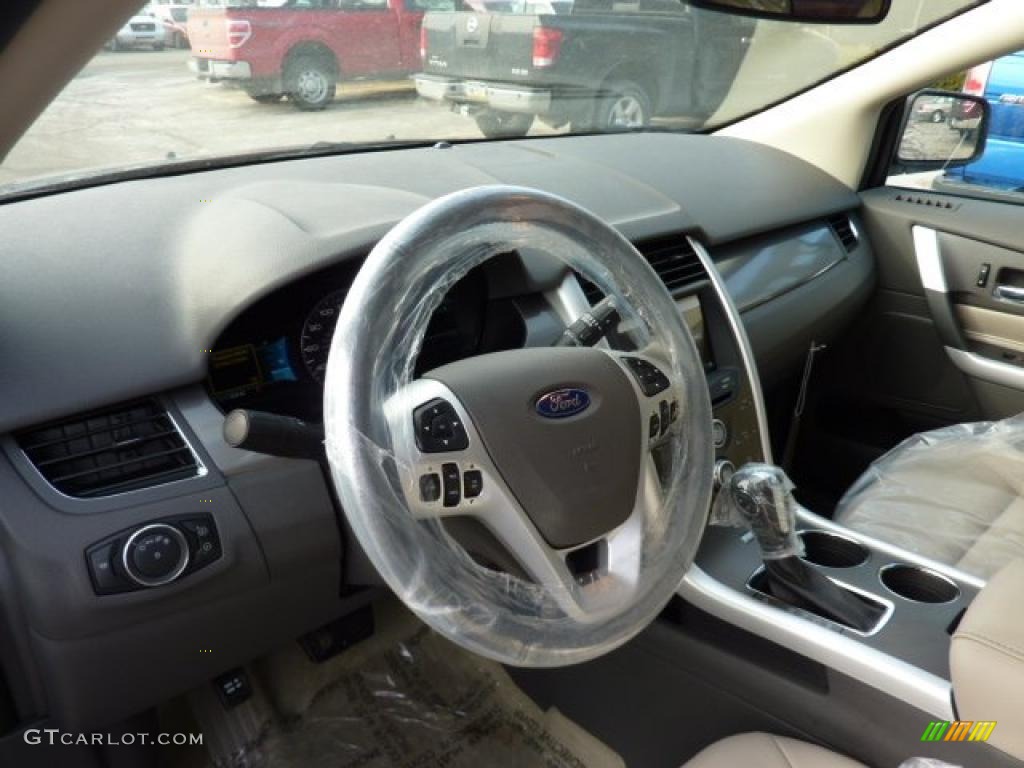 2011 Ford Edge SEL AWD Medium Light Stone Dashboard Photo #44838395