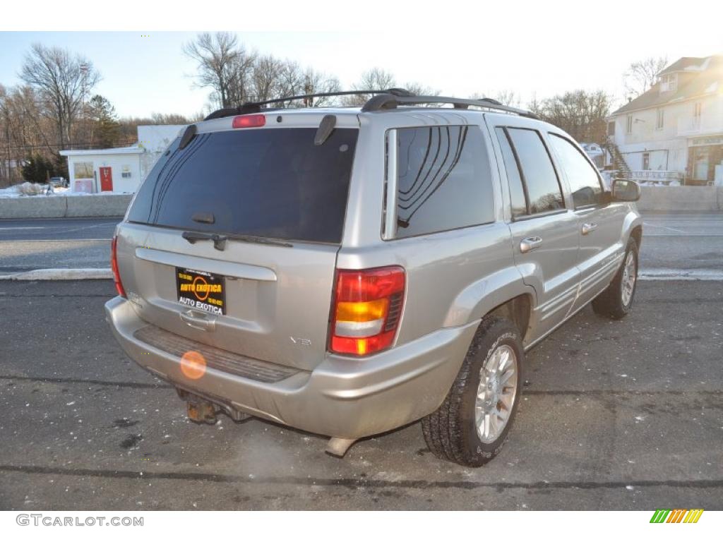 2004 Grand Cherokee Limited 4x4 - Light Pewter Metallic / Dark Slate Gray photo #3