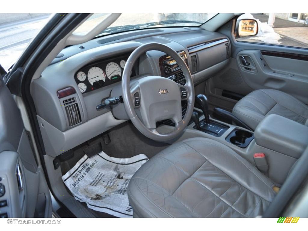 Dark Slate Gray Interior 2004 Jeep Grand Cherokee Limited 4x4 Photo #44839324